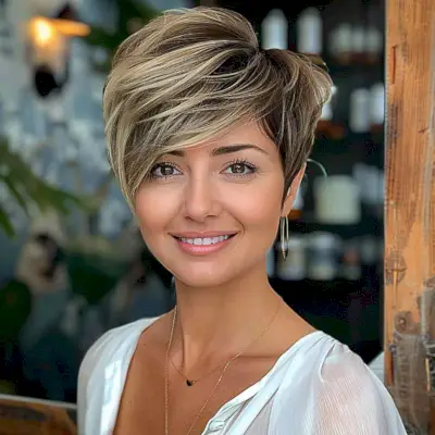 The Low-Maintenance Long Pixie Cut
