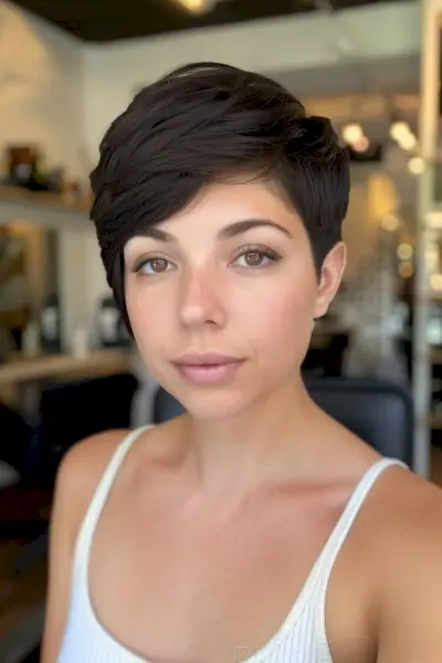 Flattering Pixie with Layers Hairstyle