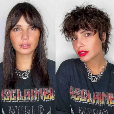 Messy Rocker Pixie Haircut Makeover