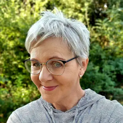 Tousled and Messy Pixie for Older Ladies
