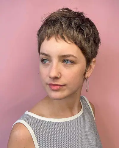 Razored Short Pixie Cut