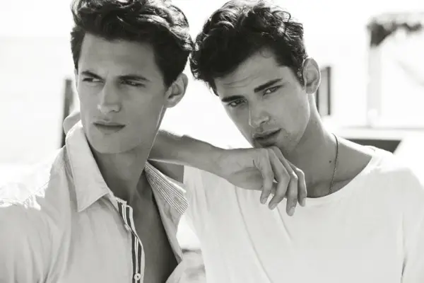 Sean O'Pry y Garrett Neff por Tobias Lundkvist para la campaña Brothers Primavera 2011