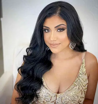 Long Side Part Hair with Waves for Prom Night