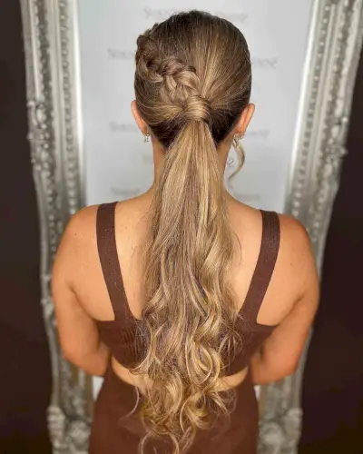 Beautiful Prom Updo with a Braid