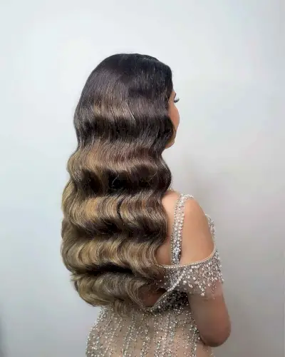 Hollywood Waves for Long Hair