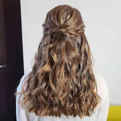 Simple Boho Style for Prom Hairstyles