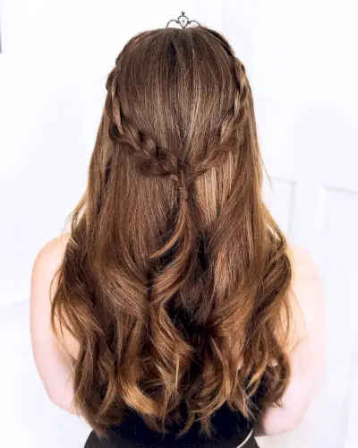 Cute Braided Half Up Half Down