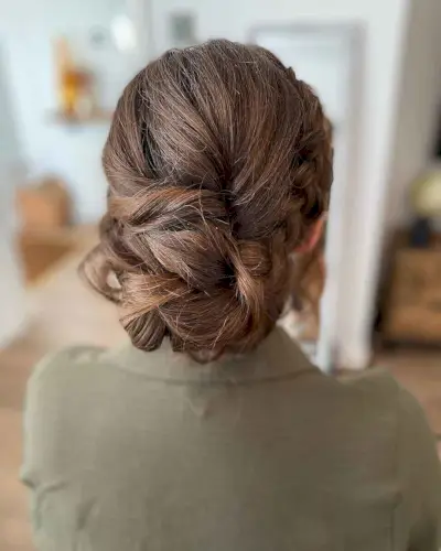 Relaxed Twisted Updo