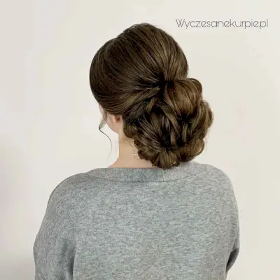 Intricate Huge Low Bun