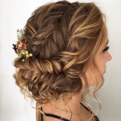 Fishtail Braided Updo