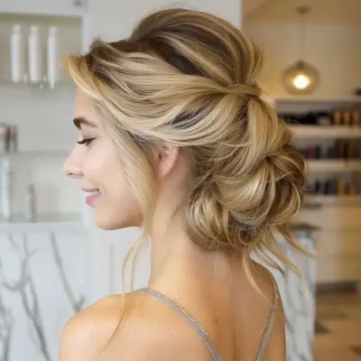 Redefined With Texture prom updo hairstyle