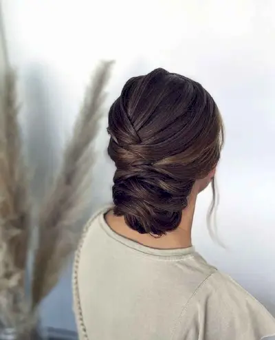 Romantic Low Wrapped Bun