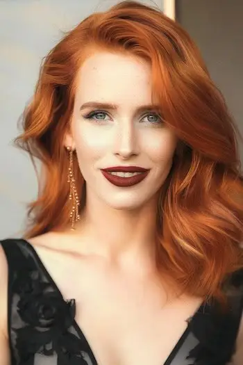 Valuri de cupru de lungime medie.