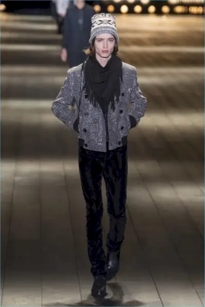 Saint Laurent Herbst Winter 2018 Herrenkollektion 012
