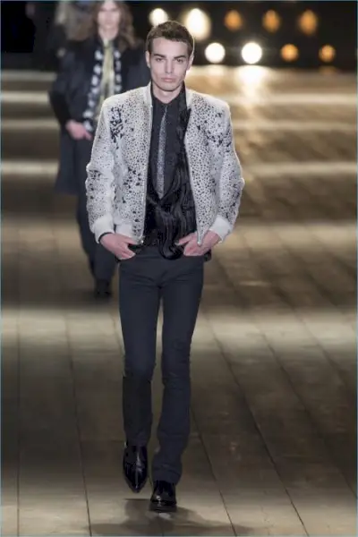 Saint Laurent Herbst Winter 2018 Herrenkollektion 014