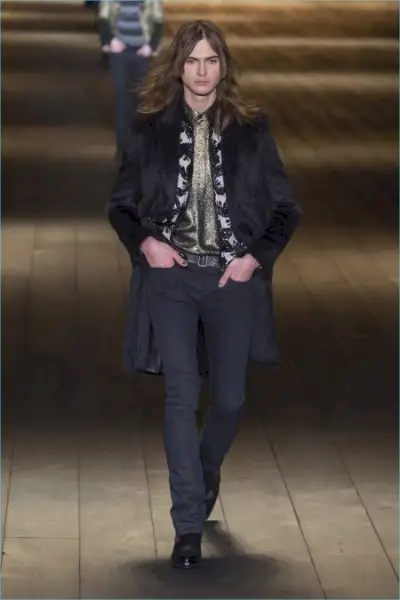 Saint Laurent Herbst Winter 2018 Herrenkollektion 015