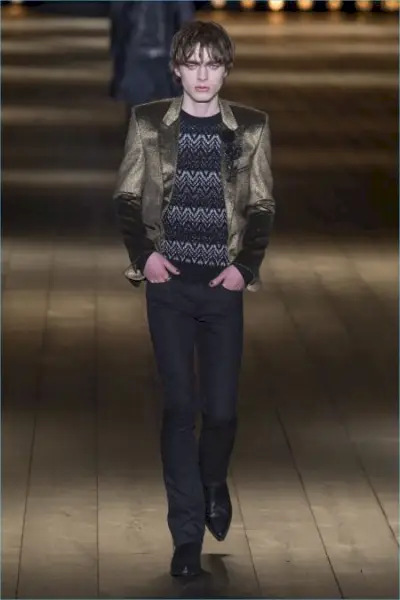 Saint Laurent Herbst Winter 2018 Herrenkollektion 016