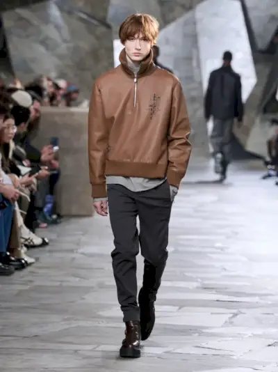 Hermes Men kolekcia jeseň zima 2023 Runway 035