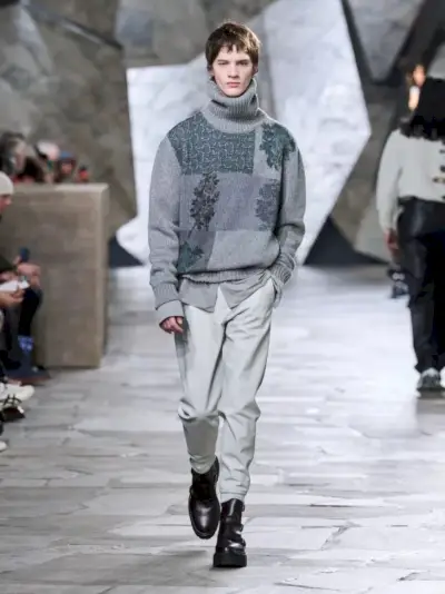 Hermes Men kolekcia jeseň zima 2023 Runway 009