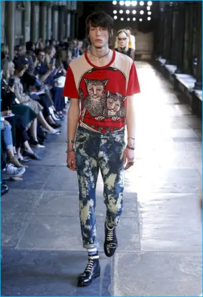 Défilé de la collection croisière pour hommes Gucci 2017 012