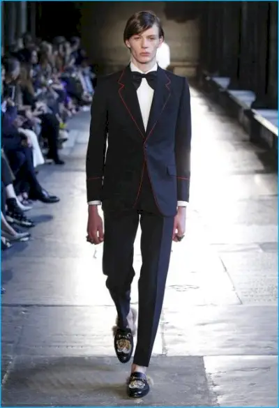 Défilé de la collection croisière pour hommes Gucci 2017 008