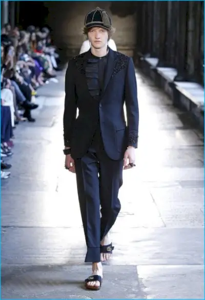 Défilé de la collection croisière pour hommes Gucci 2017 004