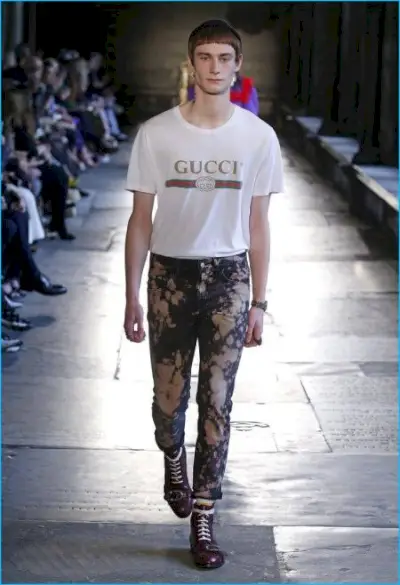 Défilé de la collection croisière pour hommes Gucci 2017 015