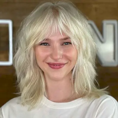 Medium Shag with Layers and Bangs