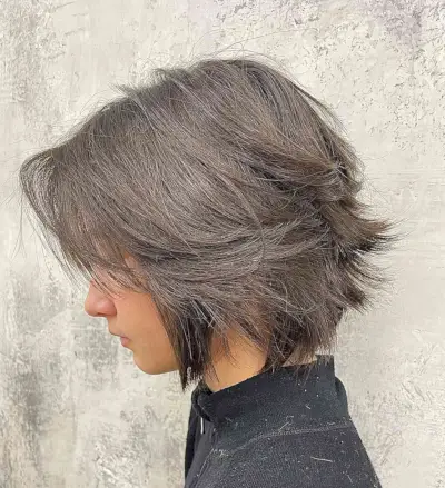 Feathered Short Chopped Shag Haircuts