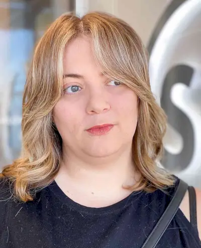 soft shag with swoopy bangs