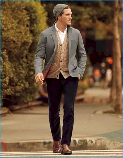 Vrstvy Ollie Edwards na jeseň v Banánovej republike