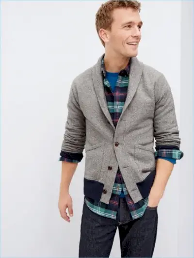 Sveter JCrew Marled Cardigan
