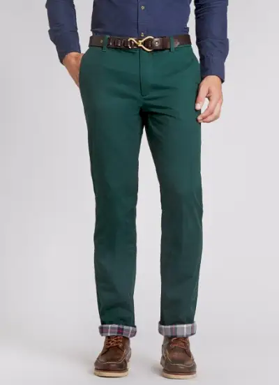 Flanelas Fireside - Green Chinos