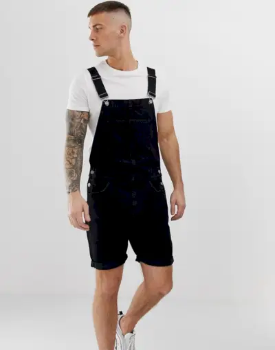 ASOS Design Denim kratke hlače v črni barvi 56 USD