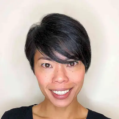 Super Short Cut with Long Side Swept Bangs