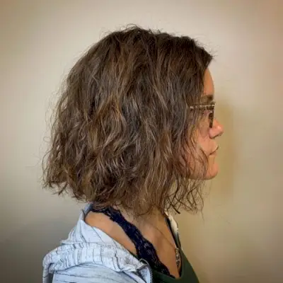 sassy beach wave short hair perm