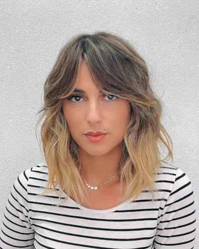 messy short textured cut shag