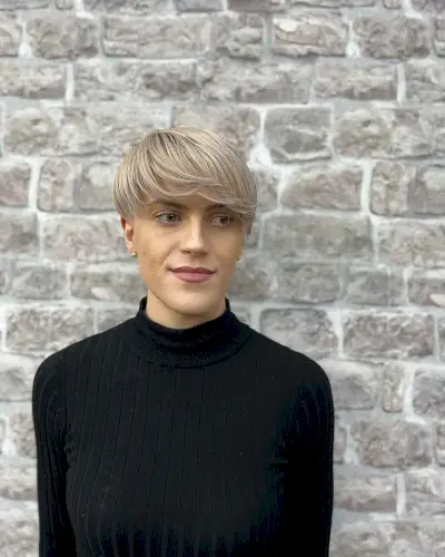 Long Full Fringe on a Pixie