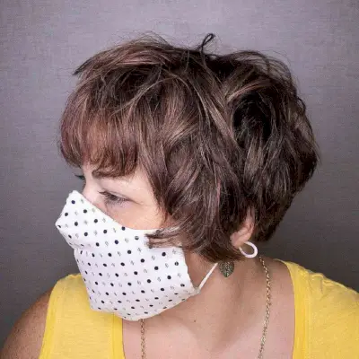 Shaggy Pixie with Soft Highlights for Thick Hair