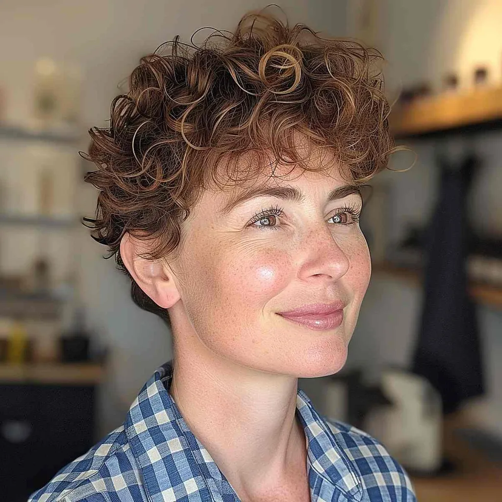 trwała do bardzo krótkich włosów' title=