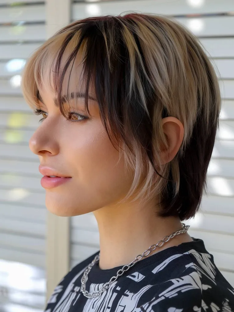 Y2K 숏울프컷' title=