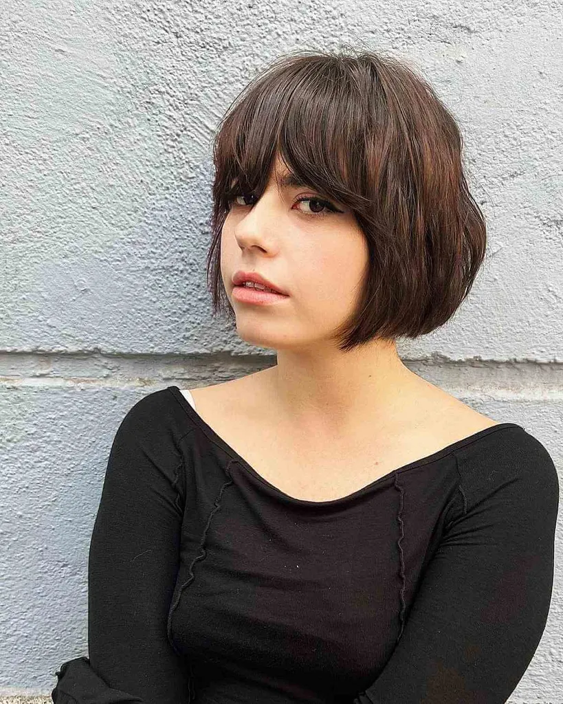 Eleganta mikroboba frizūra' title=