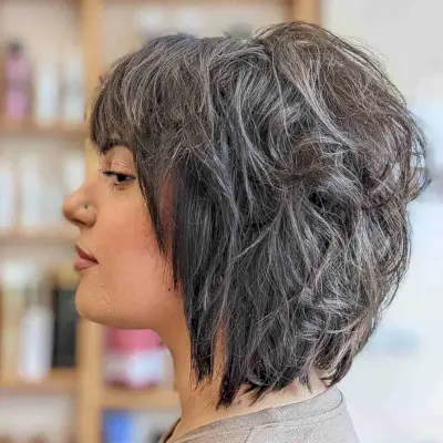 Short Wolf Cut for Thicker Hair