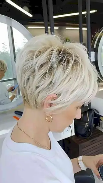 Messy Undercut Short Thick Hairstyle