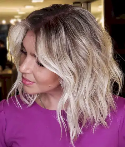 low maintenance beachy waves