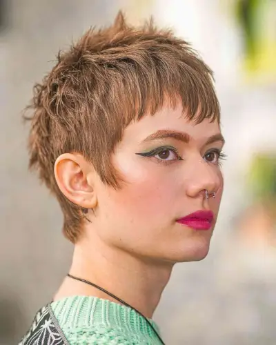 Edgy Pixie Wolf Cut