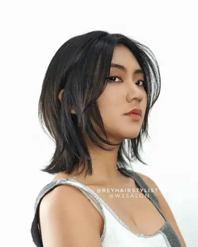 Mullet Wolf Cut with Face-Framing Layers