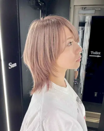 Wolf Haircut with Bangs for Straight Hair