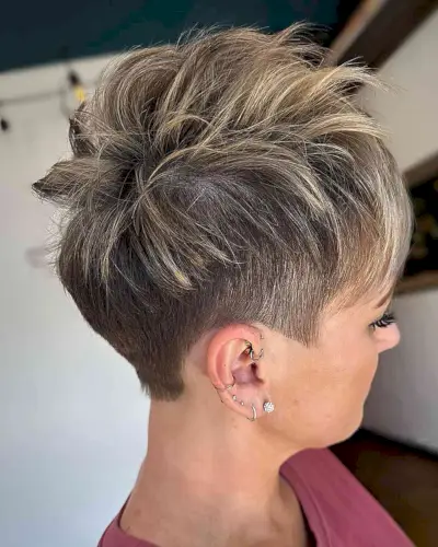 Undercut Pixie with a Messy Top