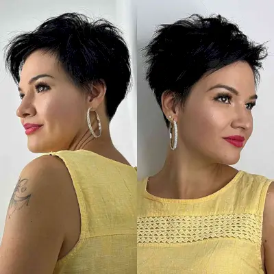 The Choppiest Pixie Cut for Short Hair